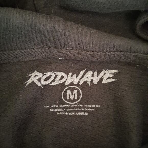 Rod Wave For The Fans Love Is War Tour Concert Merch Drawstring Hoodie Medium - Picture 7 of 7